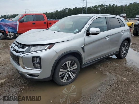 2021 Mitsubishi Outlander SE with VIN JA4APVAU3MU025935, listed as a Copart auction lot 57871655 with 63,451 mi miles and Salvage title. Bid and sale history available at DreamBid. Image 1.