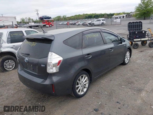 2013 Toyota Prius Two with VIN JTDZN3EU9D3193338, listed as a IAAI auction lot 42088837 with 455,401 mi miles and . Bid and sale history available at DreamBid. Image 4.