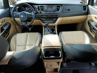 2016 Kia Sedona SX with VIN KNDMC5C1XG6113634, listed as a Copart auction lot 54130725 with 105,278 mi miles and Salvage Title. Bid and sale history available at carsss.com. Image 8.