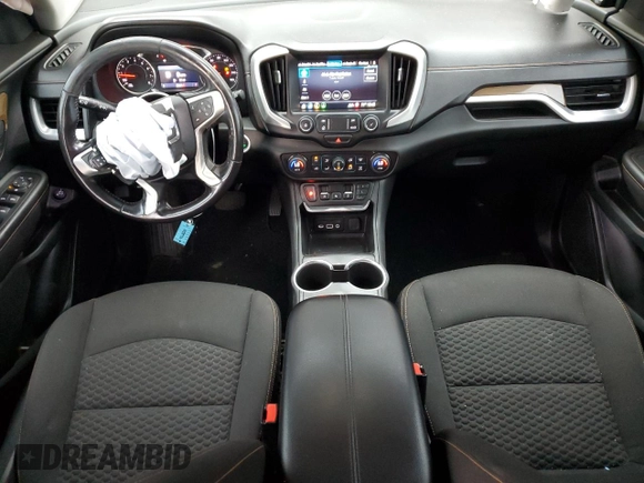 2019 GMC Terrain SLE z VIN 3GKALTEV9KL398658, wystawiony jako Copart lot #54866835 z przebiegiem 88 641 mil mil oraz Czysty tytuł • Clean title. Historia ofert i sprzedaży dostępna na DreamBid. Obrazek 8.