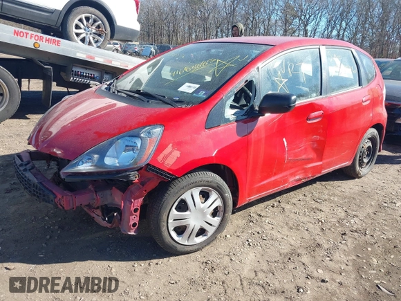 2010 Honda Fit with VIN JHMGE8H2XAC010621, listed as a IAAI auction lot 41683885 with 999,999 mi miles. Bid and sale history available at carsss.com. Image 2.