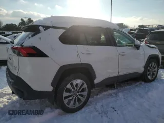 2019 Toyota RAV4 XLE Premium with VIN 2T3A1RFV6KW045015, listed as a Copart auction lot 87649145 with 48,311 mi miles and Salvage Title. Bid and sale history available at carsss.com. Image 3.