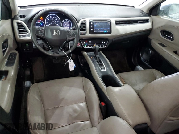 2016 Honda HR-V EX-L w/Navi with VIN 3CZRU6H72GM727688, listed as a Copart auction lot 71735464 with 67,377 mi miles and Salvage Title. Bid and sale history available at carsss.com. Image 8.