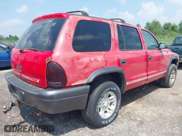 2002 Dodge Durango Sport with VIN 1B4HS38N62F154062, listed as a IAAI auction lot 42716302 with 151,616 mi miles and . Bid and sale history available at DreamBid. Image 4.