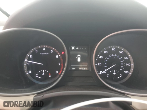 2018 Hyundai Santa Fe 2.4L with VIN 5NMZT3LB9JH088836, listed as a Copart auction lot 60206855 with 111,208 mi miles and Salvage title. Bid and sale history available at DreamBid. Image 9.
