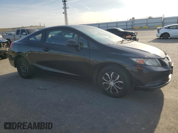 2013 Honda Civic Cpe LX with VIN 2HGFG3B59DH504100, listed as a Copart auction lot 52367335 with 108,208 mi miles and Salvage Title. Bid and sale history available at carsss.com. Image 4.