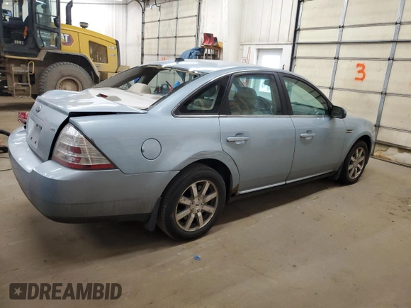 2008 Ford Taurus SEL with VIN 1FAHP24W38G130517, listed as a Copart auction lot 53086395 with 128,777 mi miles and Salvage Title. Bid and sale history available at carsss.com. Image 3.