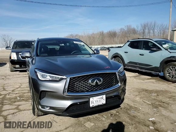 2019 Infiniti QX50 Essential with VIN 3PCAJ5M33KF117370, listed as a Copart auction lot 46537675 with 65,209 mi miles and Salvage Title. Bid and sale history available at DreamBid. Image 11.
