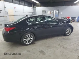 2014 Infiniti Q50 Premium with VIN JN1BV7AR9EM701056, listed as a Copart auction lot 51311135 with 80,387 mi miles and Salvage Title. Bid and sale history available at carsss.com. Image 3.