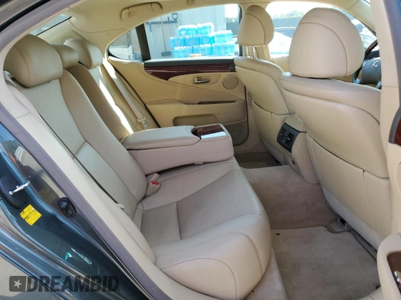 2007 Lexus LS 460 with VIN JTHBL46F975036722, listed as a Copart auction lot 60193615 with 172,623 mi miles and Salvage title. Bid and sale history available at DreamBid. Image 10.