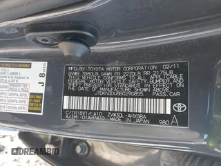 2011 Toyota Prius I with VIN JTDKN3DU8B0290855, listed as a IAAI auction lot 41987491 with 163,456 mi miles. Bid and sale history available at carsss.com. Image 9.