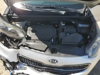 2017 Kia Sportage EX with VIN KNDPNCACXH7271872, listed as a Copart auction lot 57951105 with 107,072 mi miles and Salvage title. Bid and sale history available at DreamBid. Image 11.