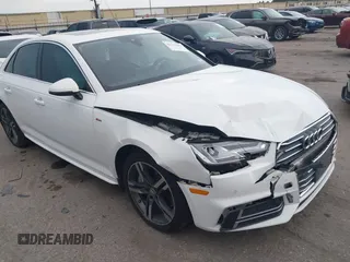 2017 Audi A4 Premium Plus z VIN WAUENAF48HN034366, wystawiony jako IAAI lot #42173487 z przebiegiem 90 707 mil mil oraz . Historia ofert i sprzedaży dostępna na DreamBid. Obrazek 1.