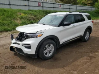 2022 Ford Explorer XLT z VIN 1FMSK8DH0NGA94280, wystawiony jako Copart lot #56691455 z przebiegiem 37 324 mil mil oraz Szkoda całkowita • Salvage title. Historia ofert i sprzedaży dostępna na DreamBid. Obrazek 1.