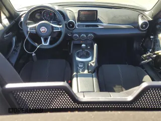 2017 FIAT 124 Spider Classica with VIN JC1NFAEK3H0102762, listed as a Copart auction lot 77466204 with 26,600 mi miles and Salvage title. Bid and sale history available at DreamBid. Image 8.