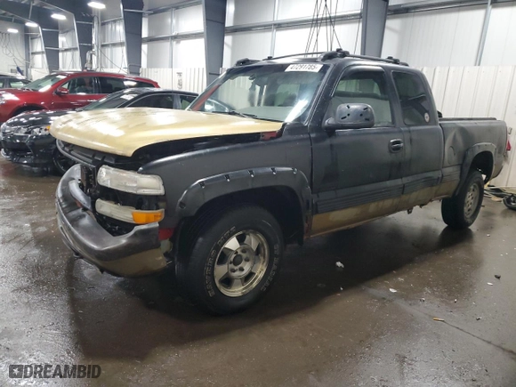 2000 Chevrolet Silverado 1500 LS with VIN 2GCEK19T4Y1320666, listed as a Copart auction lot 47291785 with 274,668 mi miles and Salvage Title. Bid and sale history available at carsss.com. Image 1.