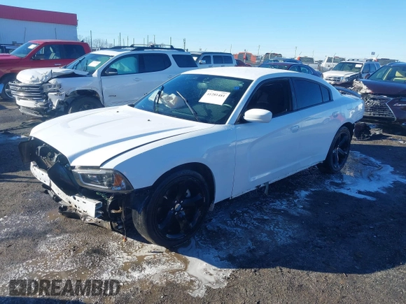 2013 Dodge Charger RT with VIN 2C3CDXCT2DH664760, listed as a IAAI auction lot 41281481 with 93,086 mi miles and . Bid and sale history available at carsss.com. Image 2.