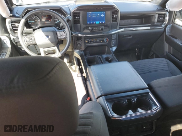 2022 Ford F-150 XL with VIN 1FTEX1EP3NKD19420, listed as a Copart auction lot 50161025 with 43,918 mi miles and Salvage title. Bid and sale history available at DreamBid. Image 8.