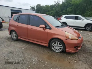2008 Honda Fit Sport z VIN JHMGD38688S032383, wystawiony jako Copart lot #57757125 z przebiegiem 179 363 mil mil oraz Szkoda całkowita • Salvage title. Historia ofert i sprzedaży dostępna na DreamBid. Obrazek 4.