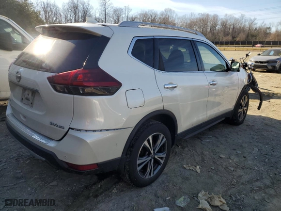 2019 Nissan Rogue SV with VIN 5N1AT2MV0KC824056, listed as a Copart auction lot 46863625 with 158,516 mi miles and Salvage Title. Bid and sale history available at carsss.com. Image 3.