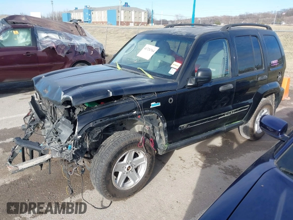 2007 Jeep Liberty Sport with VIN 1J4GL48K17W602216, listed as a IAAI auction lot 41724764 with 282,578 mi miles. Bid and sale history available at carsss.com. Image 2.