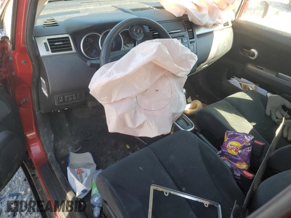 2010 Nissan Versa S with VIN 3N1BC1AP6AL439034, listed as a Copart auction lot 49285175 with Not Provided miles and Clean Title. Bid and sale history available at DreamBid. Image 8.