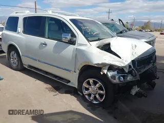 2006 Infiniti QX56 with VIN 5N3AA08C96N809110, listed as a IAAI auction lot 41559615 with 295,270 mi miles. Bid and sale history available at carsss.com. Image 1.