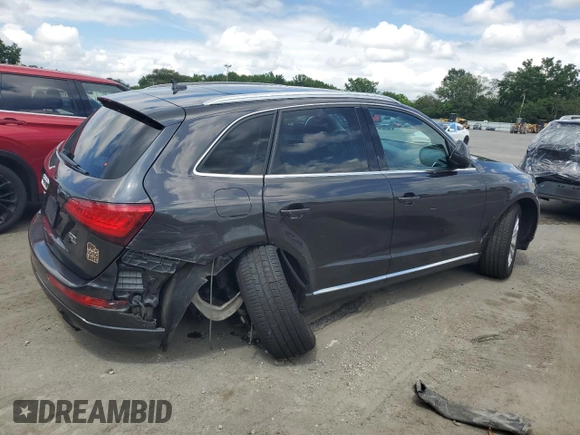 2014 Audi Q5 Premium Plus with VIN WA1LFAFPXEA077217, listed as a Copart auction lot 64427965 with 102,452 mi miles and Salvage title. Bid and sale history available at DreamBid. Image 3.