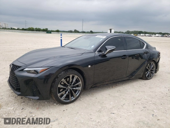 2024 Lexus IS 350 F Sport with VIN JTHGZ1B29R5079076, listed as a Copart auction lot 55539765 with 15,778 mi miles and Salvage title. Bid and sale history available at DreamBid. Image 1.
