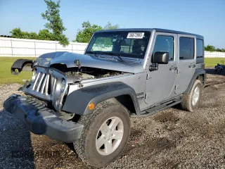 2018 Jeep Wrangler Unlimited Sport S z VIN 1C4BJWDG3JL834358, wystawiony jako Copart lot #56673965 z przebiegiem 85 977 mil mil oraz Szkoda całkowita • Salvage title. Historia ofert i sprzedaży dostępna na DreamBid. Obrazek 1.