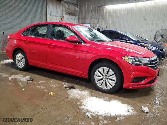 2019 Volkswagen Jetta S with VIN 3VWCB7BUXKM201613, listed as a Copart auction lot 49996595 with 24,624 mi miles and Salvage Title. Bid and sale history available at carsss.com. Image 4.