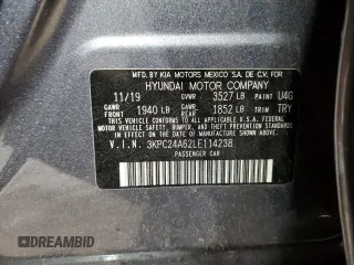 2020 Hyundai Accent SE z VIN 3KPC24A62LE114238, wystawiony jako Copart lot #57114505 z przebiegiem 73 258 mil mil oraz Szkoda całkowita • Salvage title. Historia ofert i sprzedaży dostępna na DreamBid. Obrazek 12.