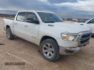 2019 Ram 1500 Big Horn z VIN 1C6SRFFT5KN878409, wystawiony jako IAAI lot #40957653 z przebiegiem 133 681 mil mil oraz . Historia ofert i sprzedaży dostępna na DreamBid. Obrazek 1.