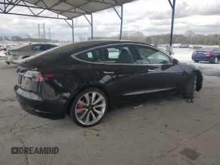 2019 Tesla Model 3 Long Range with VIN 5YJ3E1EB5KF434594, listed as a Copart auction lot 49093515 with 0 mi miles and Salvage Title. Bid and sale history available at carsss.com. Image 3.