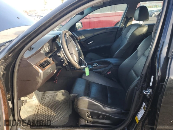 2006 BMW 5 Series 530i with VIN WBANE73506CM41414, listed as a Copart auction lot 75316884 with 177,977 mi miles and Salvage Title. Bid and sale history available at carsss.com. Image 7.