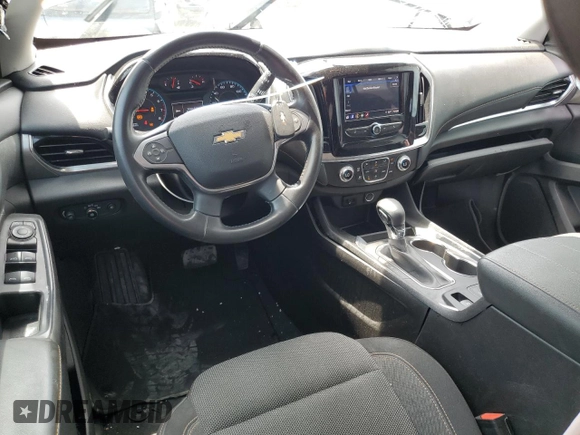 2021 Chevrolet Traverse LT Cloth with VIN 1GNERGKW7MJ187797, listed as a Copart auction lot 60596595 with 39,508 mi miles and Salvage title. Bid and sale history available at DreamBid. Image 8.