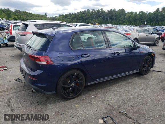 2022 Volkswagen Golf GTI SE with VIN WVW487CD1NW136319, listed as a Copart auction lot 58085044 with 11,856 mi miles and Salvage Title. Bid and sale history available at carsss.com. Image 3.