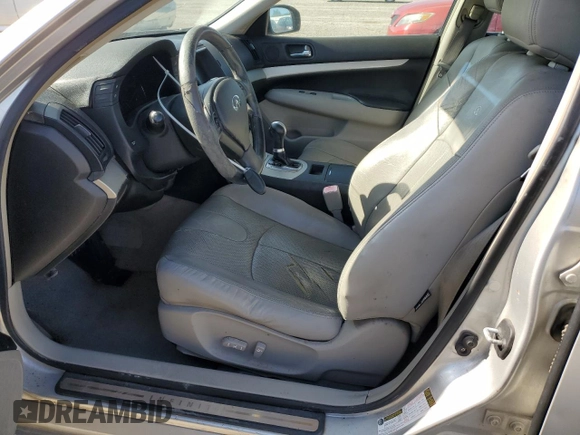 2007 Infiniti G35 Journey with VIN JNKBV61E47M704792, listed as a Copart auction lot 57452365 with Not Provided miles and Clean Title. Bid and sale history available at DreamBid. Image 7.