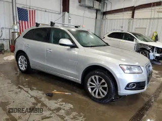 2013 Audi Q5 Premium with VIN WA1CFAFP0DA065608, listed as a Copart auction lot 55067905 with 151,336 mi miles and Salvage title. Bid and sale history available at DreamBid. Image 4.