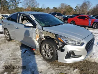 2018 Hyundai Sonata SEL with VIN 5NPE34AF6JH671975, listed as a Copart auction lot 88004705 with 128,123 mi miles and Salvage Title. Bid and sale history available at DreamBid. Image 4.