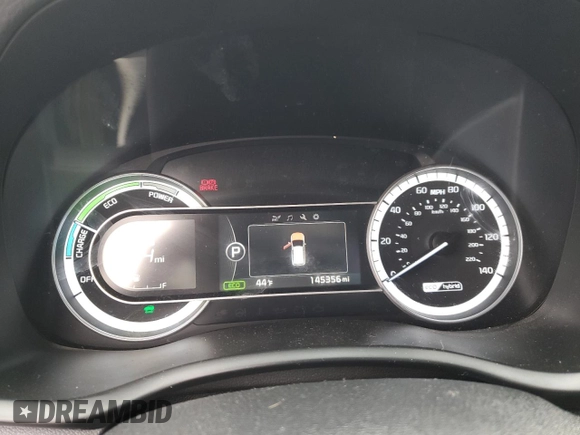 2018 Kia Niro EX with VIN KNDCC3LC0J5108571, listed as a Copart auction lot 48001665 with 145,356 mi miles and Clean Title. Bid and sale history available at carsss.com. Image 9.