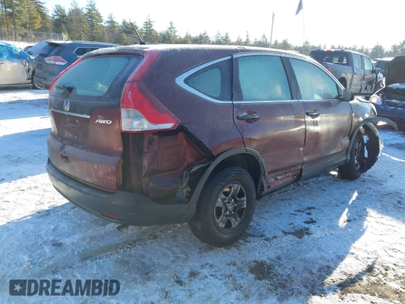 2014 Honda CR-V LX with VIN 5J6RM4H33EL007638, listed as a IAAI auction lot 41191586 with 151,790 mi miles. Bid and sale history available at carsss.com. Image 4.