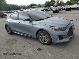 2019 Hyundai Veloster Turbo R-Spec with VIN KMHTH6AB1KU003568, listed as a Copart auction lot 67536563 with 20,989 mi miles. Bid and sale history available at carsss.com. Image 4.