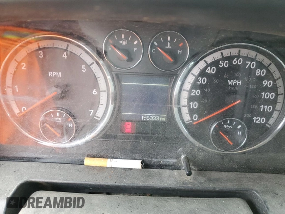 2012 Ram 1500 Tradesman with VIN 1C6RD6KP8CS113798, listed as a Copart auction lot 72913574 with 196,333 mi miles and Salvage title. Bid and sale history available at DreamBid. Image 9.