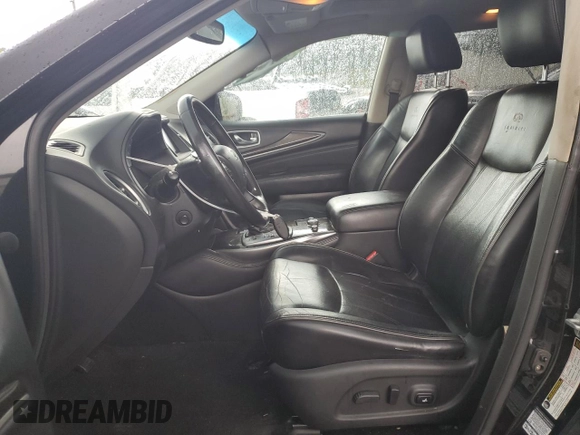 2014 Infiniti QX60 with VIN 5N1AL0MM0EC514960, listed as a Copart auction lot 58670315 with 161,068 mi miles and Salvage title. Bid and sale history available at DreamBid. Image 7.