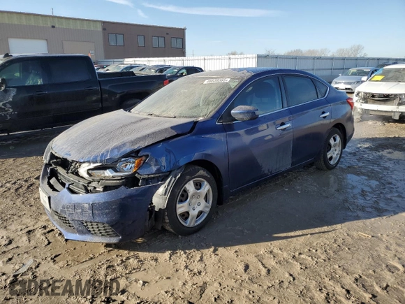 2017 Nissan Sentra S with VIN 3N1AB7AP6HY333360, listed as a Copart auction lot 46639385 with 106,575 mi miles and Salvage Title. Bid and sale history available at DreamBid. Image 1.