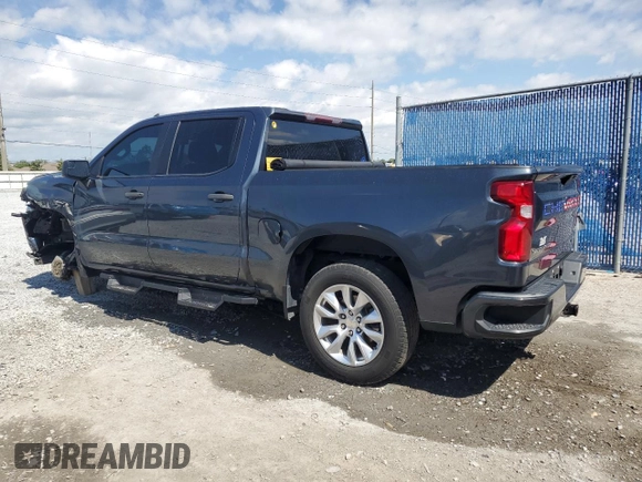 2021 Chevrolet Silverado 1500 Custom with VIN 1GCPWBEK7MZ289267, listed as a Copart auction lot 53317365 with 68,869 mi miles and Salvage Title. Bid and sale history available at DreamBid. Image 2.