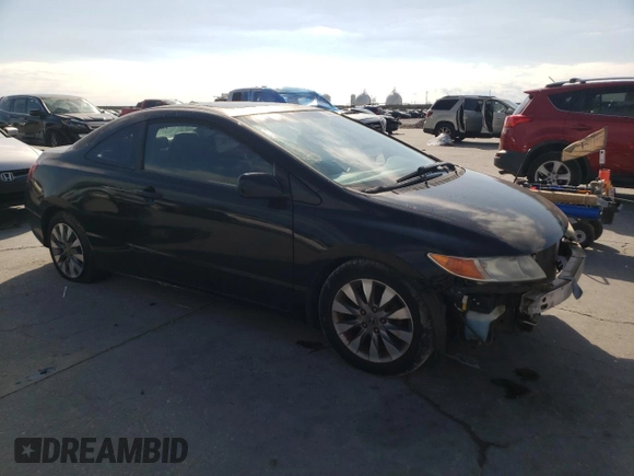 2009 Honda Civic Cpe EX with VIN 2HGFG128X9H503169, listed as a Copart auction lot 52899315 with 0 mi miles and Salvage Title. Bid and sale history available at carsss.com. Image 4.