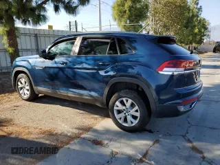 2020 Volkswagen Atlas S z VIN 1V2GC2CAXLC202156, wystawiony jako Copart lot #44464525 z przebiegiem 56 858 mil mil oraz Szkoda całkowita • Salvage title. Historia ofert i sprzedaży dostępna na DreamBid. Obrazek 2.
