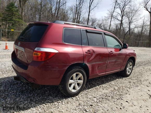 2010 Toyota Highlander SE with VIN 5TDJK3EHXAS036906, listed as a Copart auction lot 50785785 with 205,576 mi miles and Salvage Title. Bid and sale history available at carsss.com. Image 3.